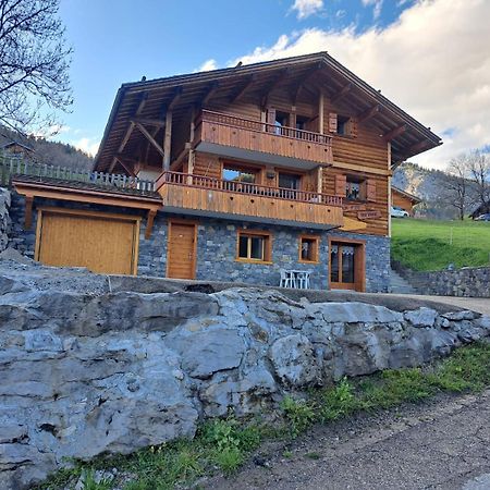 Appartement Cosy Face Aux Aravis Le Grand-Bornand Eksteriør billede