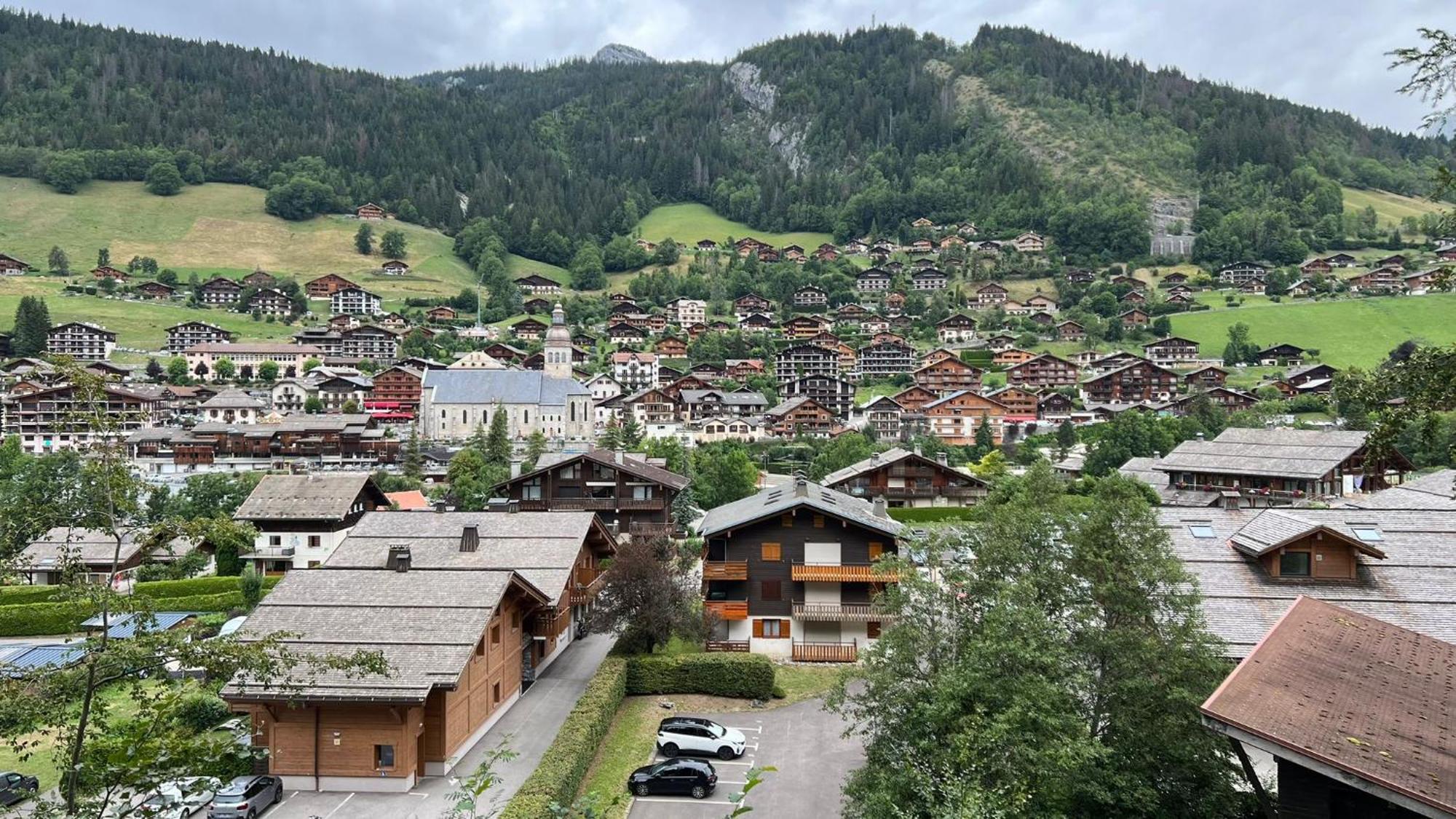 Appartement Cosy Face Aux Aravis Le Grand-Bornand Eksteriør billede
