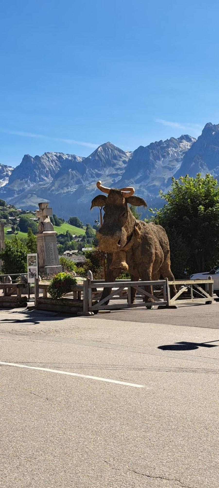 Appartement Cosy Face Aux Aravis Le Grand-Bornand Eksteriør billede