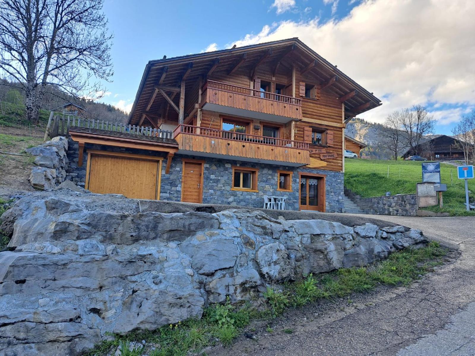 Appartement Cosy Face Aux Aravis Le Grand-Bornand Eksteriør billede