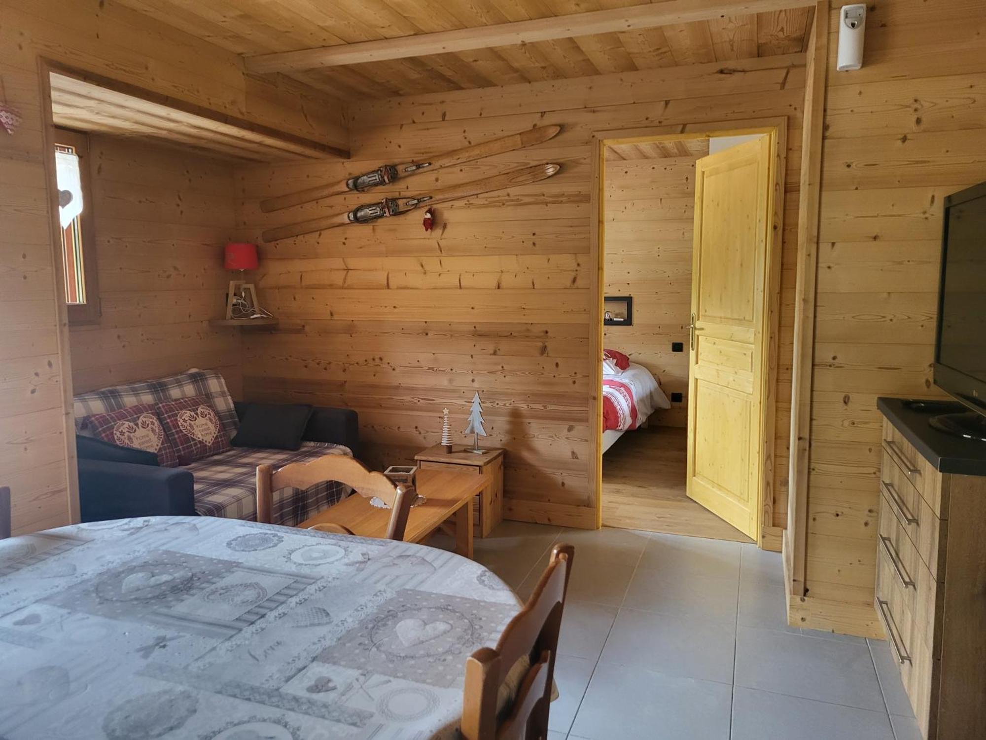 Appartement Cosy Face Aux Aravis Le Grand-Bornand Eksteriør billede